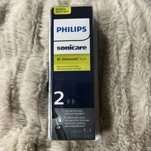 2-pack Of Philips Sonicare W Diamond Clean Replacement Toothbrush Heads.
